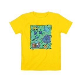 Детская футболка хлопок с принтом Scooby-Doo Map в Белгороде, 100% хлопок | круглый вырез горловины, полуприлегающий силуэт, длина до линии бедер | fred jones | scooby doo | shaggy | vdosadir | velma dinkle | велма динкли | дафна блейк | скуберт фон дуенхеймер | скуби ду | уильям ханна | фред джонс | шегги