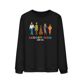 Мужской свитшот хлопок с принтом Scooby-Doo and Co в Белгороде, 100% хлопок |  | Тематика изображения на принте: fred jones | scooby doo | scrappy doo | shaggy | vdosadir | velma dinkle | велма динкли | дафна блейк | скуберт фон дуенхеймер | скуби ду | уильям ханна | фред джонс | шегги