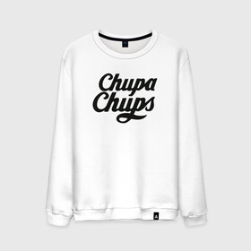 Мужской свитшот хлопок с принтом Chupa-Chups Logo в Белгороде, 100% хлопок |  | chupa chups | confectus | confetto | бренд | конфета | сладкое | сладость | сосалка | соска | чупа | чупа чупс | чупс
