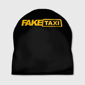 Шапка 3D с принтом Fake Taxi в Белгороде, 100% полиэстер | универсальный размер, печать по всей поверхности изделия | Тематика изображения на принте: fake taxi | faketaxi | taxi | такси | таксист | фейк такси | фейковое такси | фейктакси