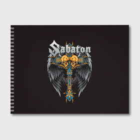 Альбом для рисования с принтом SABATON в Белгороде, 100% бумага
 | матовая бумага, плотность 200 мг. | sabaton | даниель муллбак | йоаким броден | крис рёланд | оскар монтелиус | пэр сундстрём | рикард сунден | сабатон | тоббе энглунд | томми юханссон | ханнес ван дал