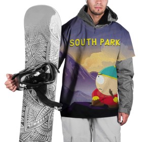 Накидка на куртку 3D с принтом ЮЖНЫЙ ПАРК в Белгороде, 100% полиэстер |  | cartman | kenny | kyle | south park | stan | кайл | картман | кенни | стэн | южный парк