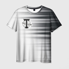 Мужская футболка 3D с принтом Торпедо в Белгороде, 100% полиэфир | прямой крой, круглый вырез горловины, длина до линии бедер | белое | пфл | рфпл | торпедо | форма | футбол | чёрное
