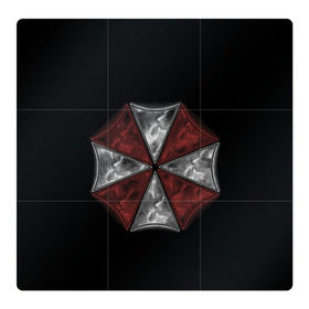 Магнитный плакат 3Х3 с принтом Umbrella Corporation в Белгороде, Полимерный материал с магнитным слоем | 9 деталей размером 9*9 см | 2 | biohazard | claire | evil | horror | raccoon | resident | survival | t virus | t вирус | выживание | зла | кеннеди | клэр | леон | обитель | раккун | редфилд | скотт | ужас