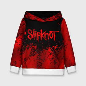 Детская толстовка 3D с принтом Slipknot (9) в Белгороде, 100% полиэстер | двухслойный капюшон со шнурком для регулировки, мягкие манжеты на рукавах и по низу толстовки, спереди карман-кенгуру с мягким внутренним слоем | devil | metal | music | rock | satana | slipknot | дьявол | метал | музыка | рок | сатана | слипкнот