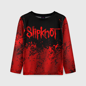 Детский лонгслив 3D с принтом Slipknot (9) в Белгороде, 100% полиэстер | длинные рукава, круглый вырез горловины, полуприлегающий силуэт
 | devil | metal | music | rock | satana | slipknot | дьявол | метал | музыка | рок | сатана | слипкнот