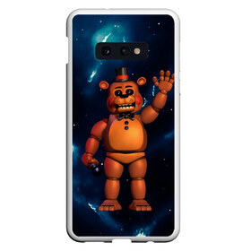 Чехол для Samsung S10E с принтом Five Nights At Freddys в Белгороде, Силикон | Область печати: задняя сторона чехла, без боковых панелей | 5 ночей с фредди | five nights at freddys | fnaf | horror | nightmare | страшилки | ужасы | фнаф | фредди фазбер | хоррор