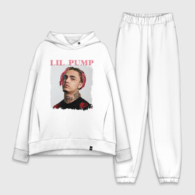 Женский костюм хлопок Oversize с принтом LIL PUMP | ЛИЛ ПАМП (Z) в Белгороде,  |  | Тематика изображения на принте: esketit | gucci gang | lil pump | pattern | гуччи ганг | лил памп