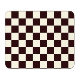 Коврик для мышки прямоугольный с принтом Шахматка в Белгороде, натуральный каучук | размер 230 х 185 мм; запечатка лицевой стороны | Тематика изображения на принте: квадраты | текстуры | узор шахматка | узоры | чб | чб квадраты | чб узор | шахматка | шахматная доска | шахматы