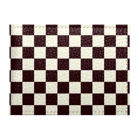 Обложка для студенческого билета с принтом Шахматка в Белгороде, натуральная кожа | Размер: 11*8 см; Печать на всей внешней стороне | квадраты | текстуры | узор шахматка | узоры | чб | чб квадраты | чб узор | шахматка | шахматная доска | шахматы