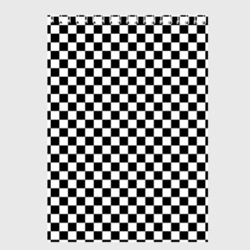 Скетчбук с принтом Шахматка мелкая в Белгороде, 100% бумага
 | 48 листов, плотность листов — 100 г/м2, плотность картонной обложки — 250 г/м2. Листы скреплены сверху удобной пружинной спиралью | Тематика изображения на принте: квадраты | мелкая шахматка | текстуры | узор шахматка | узоры | чб | чб квадраты | чб узор | шахматка | шахматная доска | шахматы