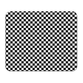Коврик для мышки прямоугольный с принтом Шахматка мелкая в Белгороде, натуральный каучук | размер 230 х 185 мм; запечатка лицевой стороны | Тематика изображения на принте: квадраты | мелкая шахматка | текстуры | узор шахматка | узоры | чб | чб квадраты | чб узор | шахматка | шахматная доска | шахматы