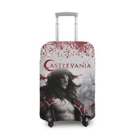 Чехол для чемодана 3D с принтом Castlevania в Белгороде, 86% полиэфир, 14% спандекс | двустороннее нанесение принта, прорези для ручек и колес | castlevania | аниме | кастлваниа | кяссуруваниа | сериал | фэнтази