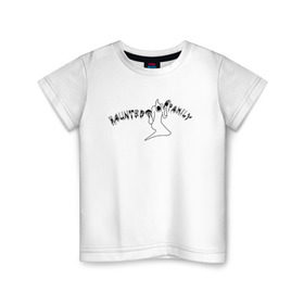 Детская футболка хлопок с принтом Kizaru в Белгороде, 100% хлопок | круглый вырез горловины, полуприлегающий силуэт, длина до линии бедер | haunted family | kizaru | music | rap | гангста | кизару | нечипорeнко | реп | репер | рэп | рэпер | хип хоп