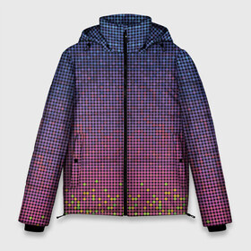 Мужская зимняя куртка 3D с принтом Ретро узор в Белгороде, верх — 100% полиэстер; подкладка — 100% полиэстер; утеплитель — 100% полиэстер | длина ниже бедра, свободный силуэт Оверсайз. Есть воротник-стойка, отстегивающийся капюшон и ветрозащитная планка. 

Боковые карманы с листочкой на кнопках и внутренний карман на молнии. | retro | абстрактное | круг | круги | ретро | точка | точки | узор | узоры