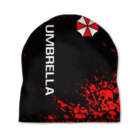 Шапка 3D с принтом UMBRELLA CORP в Белгороде, 100% полиэстер | универсальный размер, печать по всей поверхности изделия | ada wong | biohazard | leon | nemesis | project resistance | raccoon city | re | re3 | resident evil | resident evil 3 | rpd | stars | umbrella | ада вонг | амбрелла | немезис | ужасы