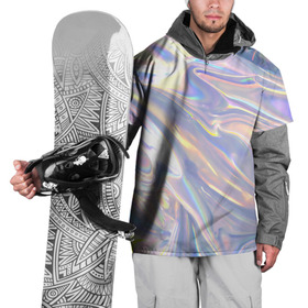 Накидка на куртку 3D с принтом Фольга в Белгороде, 100% полиэстер |  | abstraction | абстрактный фон | абстракция | блестящая | блестящий | глянец | глянцевый | калейдоскоп | переливающийся | психоделика | разводы | разводы краски | текстура | фольга