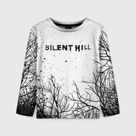 Детский лонгслив 3D с принтом SILENT HILL в Белгороде, 100% полиэстер | длинные рукава, круглый вырез горловины, полуприлегающий силуэт
 | horror | pyramidhead | silent hill | silent hill 2 | silent hill 3 | survival horror | знаки | орден | пирамидоголовый | сайлент хилл | сайрэнто хиру | символы | ужасы | хоррор