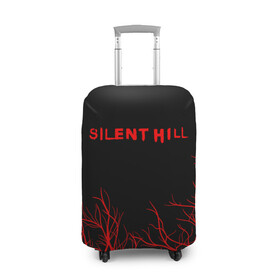 Чехол для чемодана 3D с принтом SILENT HILL в Белгороде, 86% полиэфир, 14% спандекс | двустороннее нанесение принта, прорези для ручек и колес | horror | pyramidhead | silent hill | silent hill 2 | silent hill 3 | survival horror | знаки | орден | пирамидоголовый | сайлент хилл | сайрэнто хиру | символы | ужасы | хоррор