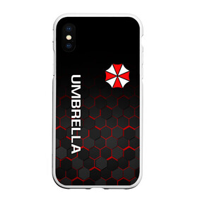 Чехол для iPhone XS Max матовый с принтом UMBRELLA CORP в Белгороде, Силикон | Область печати: задняя сторона чехла, без боковых панелей | Тематика изображения на принте: ada wong | biohazard | leon | nemesis | project resistance | raccoon city | re | re3 | resident evil | resident evil 3 | rpd | stars | umbrella | ада вонг | амбрелла | немезис | ужасы