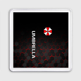 Магнит 55*55 с принтом UMBRELLA CORP | RESIDENT EVIL | ОБИТЕЛЬ ЗЛА в Белгороде, Пластик | Размер: 65*65 мм; Размер печати: 55*55 мм | ada wong | biohazard | leon | nemesis | project resistance | raccoon city | re | re3 | resident evil | resident evil 3 | rpd | stars | umbrella | ада вонг | амбрелла | немезис | ужасы