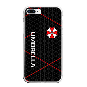 Чехол для iPhone 7Plus/8 Plus матовый с принтом UMBRELLA CORP в Белгороде, Силикон | Область печати: задняя сторона чехла, без боковых панелей | ada wong | biohazard | leon | nemesis | project resistance | raccoon city | re | re3 | resident evil | resident evil 3 | rpd | stars | umbrella | ада вонг | амбрелла | немезис | ужасы