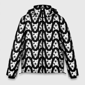 Мужская зимняя куртка 3D с принтом Snap в Белгороде, верх — 100% полиэстер; подкладка — 100% полиэстер; утеплитель — 100% полиэстер | длина ниже бедра, свободный силуэт Оверсайз. Есть воротник-стойка, отстегивающийся капюшон и ветрозащитная планка. 

Боковые карманы с листочкой на кнопках и внутренний карман на молнии. | bull terrier | collar | dog | ears | eyes | nose | tongue | бультерьер | глаза | нос | ошейник | пес | собака | уши | язык