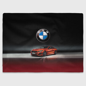 Плед 3D с принтом BMW в Белгороде, 100% полиэстер | закругленные углы, все края обработаны. Ткань не мнется и не растягивается | bmw | car | germany | prestige | red | автомобиль | бмв | германия | красный | престиж