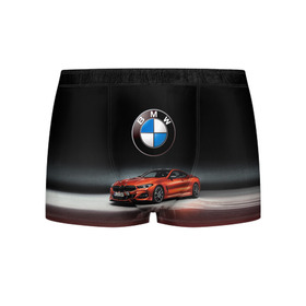 Мужские трусы 3D с принтом BMW в Белгороде, 50% хлопок, 50% полиэстер | классическая посадка, на поясе мягкая тканевая резинка | bmw | car | germany | prestige | red | автомобиль | бмв | германия | красный | престиж