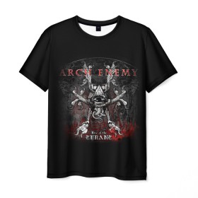 Мужская футболка 3D с принтом Arch Enemy 25 в Белгороде, 100% полиэфир | прямой крой, круглый вырез горловины, длина до линии бедер | 
