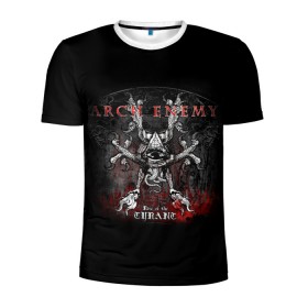 Мужская футболка 3D спортивная с принтом Arch Enemy 25 в Белгороде, 100% полиэстер с улучшенными характеристиками | приталенный силуэт, круглая горловина, широкие плечи, сужается к линии бедра | Тематика изображения на принте: 