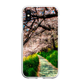 Чехол для iPhone XS Max матовый с принтом Весна 2020 в Белгороде, Силикон | Область печати: задняя сторона чехла, без боковых панелей | весенние картинки | весна | весна 2020 | зелнь | прекрасное время года | прикольные картинки | природа | птицы | тюльпаны | цветы