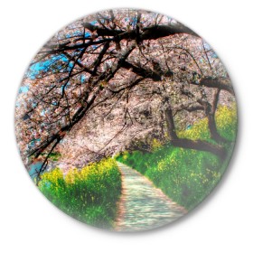 Значок с принтом Весна 2020. в Белгороде,  металл | круглая форма, металлическая застежка в виде булавки | весенние картинки | весна | весна 2020 | зелнь | прекрасное время года | прикольные картинки | природа | птицы | тюльпаны | цветы