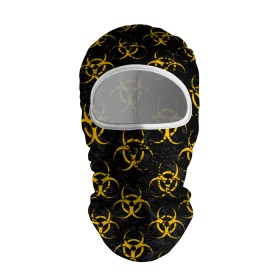 Балаклава 3D с принтом YELLOW BIOHAZARD в Белгороде, 100% полиэстер, ткань с особыми свойствами — Activecool | плотность 150–180 г/м2; хорошо тянется, но при этом сохраняет форму. Закрывает шею, вокруг отверстия для глаз кайма. Единый размер | biohazard | covid 19 | mask | ncov | virus | биохазард | вирус | китай | коронавирус | маска | медицина | медицинская маска | нков | эпидемия