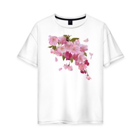 Женская футболка хлопок Oversize с принтом Весна 2020. в Белгороде, 100% хлопок | свободный крой, круглый ворот, спущенный рукав, длина до линии бедер
 | 