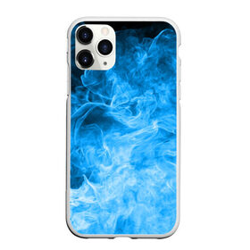 Чехол для iPhone 11 Pro Max матовый с принтом ОГОНЬ BLUE в Белгороде, Силикон |  | битва огней | неон | неоновый | огонь | пламя | пожар | синий | стихия | текстура | цветной | яркий