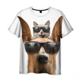 Мужская футболка 3D с принтом Блатные животные. в Белгороде, 100% полиэфир | прямой крой, круглый вырез горловины, длина до линии бедер | dog | блатной кот | животные | животные.
кот | звери | котенок | коты | минимализм | питомцы | прикольные картинки | собака