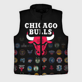 Мужской жилет утепленный 3D с принтом Chicago Bulls (1) в Белгороде,  |  | Тематика изображения на принте: ball | basketball | chicago bulls | sport | streetball | баскетбол | мяч | нба | спорт | стритбол | чикаго буллз