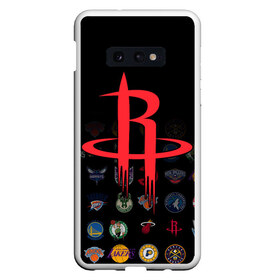 Чехол для Samsung S10E с принтом Houston Rockets (2) в Белгороде, Силикон | Область печати: задняя сторона чехла, без боковых панелей | Тематика изображения на принте: ball | basketball | houston rockets | sport | streetball | баскетбол | мяч | нба | спорт | стритбол | хьюстон рокетс