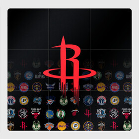Магнитный плакат 3Х3 с принтом Houston Rockets (2) в Белгороде, Полимерный материал с магнитным слоем | 9 деталей размером 9*9 см | Тематика изображения на принте: ball | basketball | houston rockets | sport | streetball | баскетбол | мяч | нба | спорт | стритбол | хьюстон рокетс