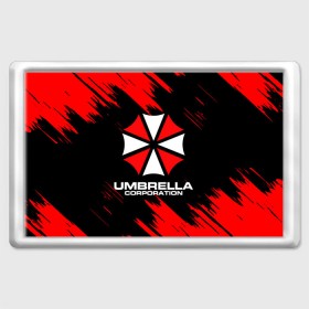 Магнит 45*70 с принтом Umbrella Corporation. в Белгороде, Пластик | Размер: 78*52 мм; Размер печати: 70*45 | resident evil | umbrella corporation | амбрелла | амбрелла корпорейшн | вирус | вымышленная военная и фармацевтическая корпорация | игра | умбрелла