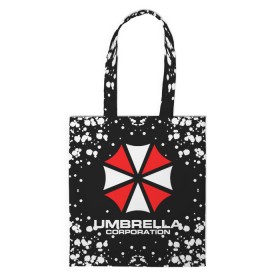 Сумка 3D повседневная с принтом Umbrella Corporation. в Белгороде, 100% полиэстер | Плотность: 200 г/м2; Размер: 34×35 см; Высота лямок: 30 см | resident evil | umbrella corporation | амбрелла | амбрелла корпорейшн | вирус | вымышленная военная и фармацевтическая корпорация | игра | умбрелла