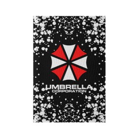 Обложка для паспорта матовая кожа с принтом Umbrella Corporation. в Белгороде, натуральная матовая кожа | размер 19,3 х 13,7 см; прозрачные пластиковые крепления | resident evil | umbrella corporation | амбрелла | амбрелла корпорейшн | вирус | вымышленная военная и фармацевтическая корпорация | игра | умбрелла