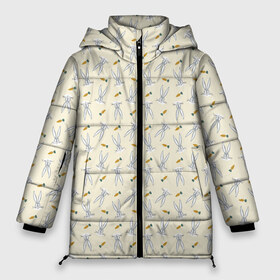 Женская зимняя куртка 3D с принтом Багз Банни паттерн в Белгороде, верх — 100% полиэстер; подкладка — 100% полиэстер; утеплитель — 100% полиэстер | длина ниже бедра, силуэт Оверсайз. Есть воротник-стойка, отстегивающийся капюшон и ветрозащитная планка. 

Боковые карманы с листочкой на кнопках и внутренний карман на молнии | bugs bunny | looney tunes | vdzabma | багз банни | луни тюнз
