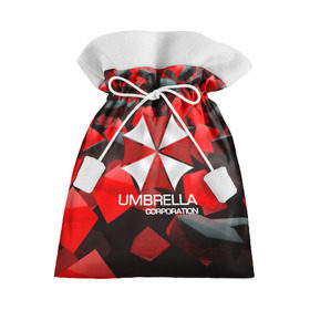 Подарочный 3D мешок с принтом Umbrella Corp. в Белгороде, 100% полиэстер | Размер: 29*39 см | biohazard | biohazard 7 | crocodile | fang | game | hand | monster | new umbrella | resident evil | resident evil 7 | umbrella | umbrella corp | umbrella corporation | zombie