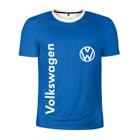 Мужская футболка 3D спортивная с принтом Volkswagen. в Белгороде, 100% полиэстер с улучшенными характеристиками | приталенный силуэт, круглая горловина, широкие плечи, сужается к линии бедра | 2020 | car | sport | volkswagen | авто | автомобильные | бренд | вирус | коронавирус | марка | машина | новый лого | спорт | стиль | фольксваген