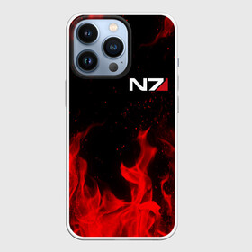 Чехол для iPhone 13 Pro с принтом MASS EFFECT N7 RED FIRE   МАСС ЭФФЕКТ Н7 ОГОНЬ в Белгороде,  |  | bioware | n7 | shepard | броня | жнецы | костюм | масс эффект | н7 | стальная броня | шепард | эффект массы