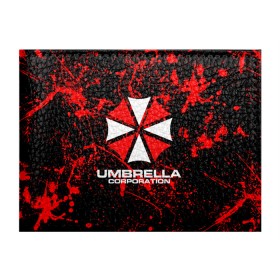 Обложка для студенческого билета с принтом Umbrella Corporation. в Белгороде, натуральная кожа | Размер: 11*8 см; Печать на всей внешней стороне | Тематика изображения на принте: resident evil | umbrella corporation | амбрелла | амбрелла корпорейшн | вирус | вымышленная военная и фармацевтическая корпорация | игра | умбрелла