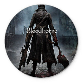 Коврик для мышки круглый с принтом Bloodborne. в Белгороде, резина и полиэстер | круглая форма, изображение наносится на всю лицевую часть | bloodborne | bloodborne 2 | esport | game | playstation | бладборн | игра | киберспорт | киберспортсмен | порождение крови