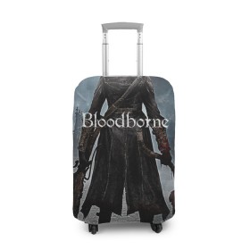 Чехол для чемодана 3D с принтом Bloodborne. в Белгороде, 86% полиэфир, 14% спандекс | двустороннее нанесение принта, прорези для ручек и колес | bloodborne | bloodborne 2 | esport | game | playstation | бладборн | игра | киберспорт | киберспортсмен | порождение крови